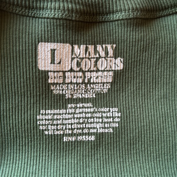 Big Bus Press V-neck Baby Doll Short Sleeve Top - Picture 5 of 6